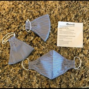 Madewell Face Masks Set of 3 One Size